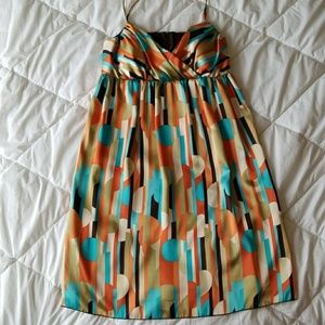 Geometric Multicolored Dress